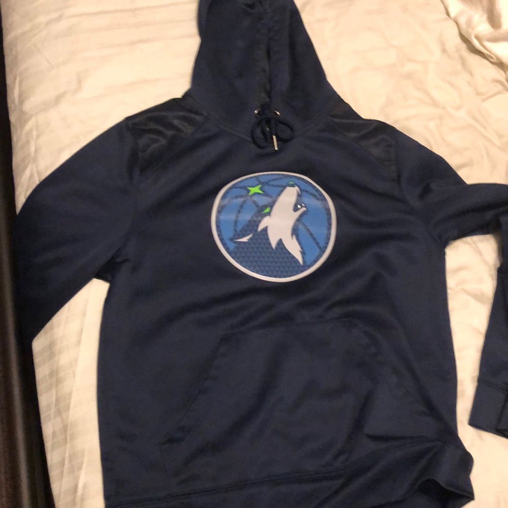Minnesota Timberwolves Navy Blue Hoodie/Sweatshirt